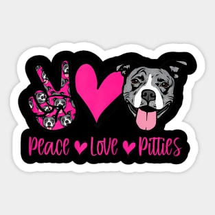 Pit Bull Lives Matter Pittie Puppy Dog Mom Ladies Pitbull Sticker